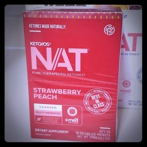 Pruvit NAT KETO//OS ketones. Strawberry peach